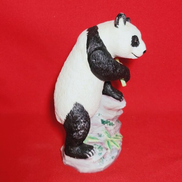 Vintage Lefton Panda with Bamboo Figurine Home Decor - Picture 12 of 12